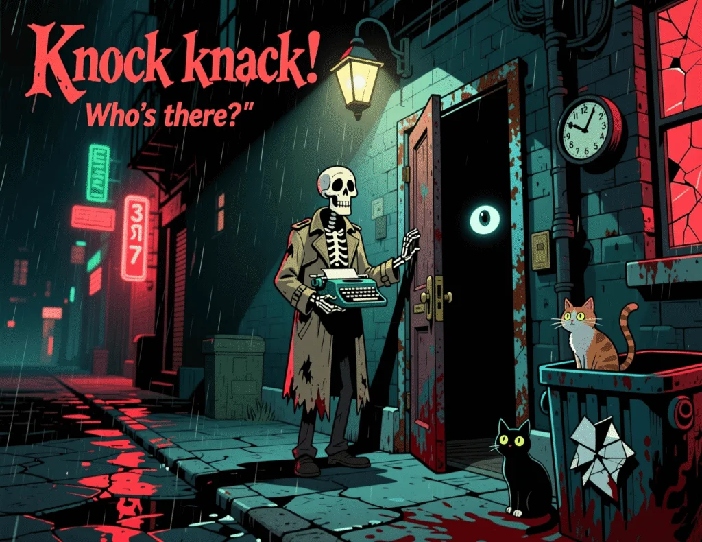 Dark Humor Knock Knock Jokes for Adults