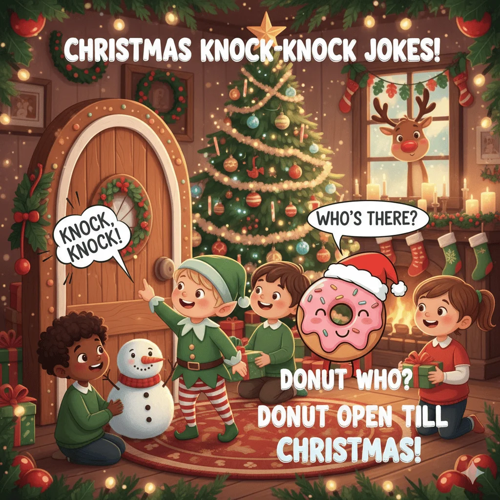 Christmas Knock Knock Jokes for Kids