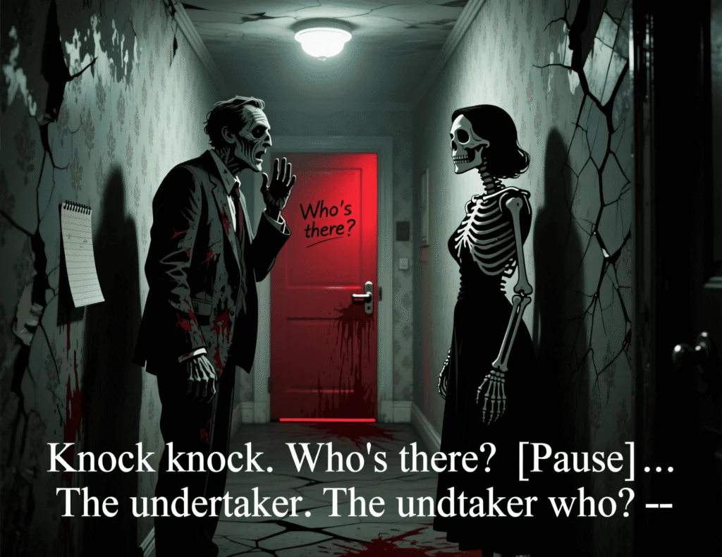 Dark Humor Knock Knock Jokes for Adults