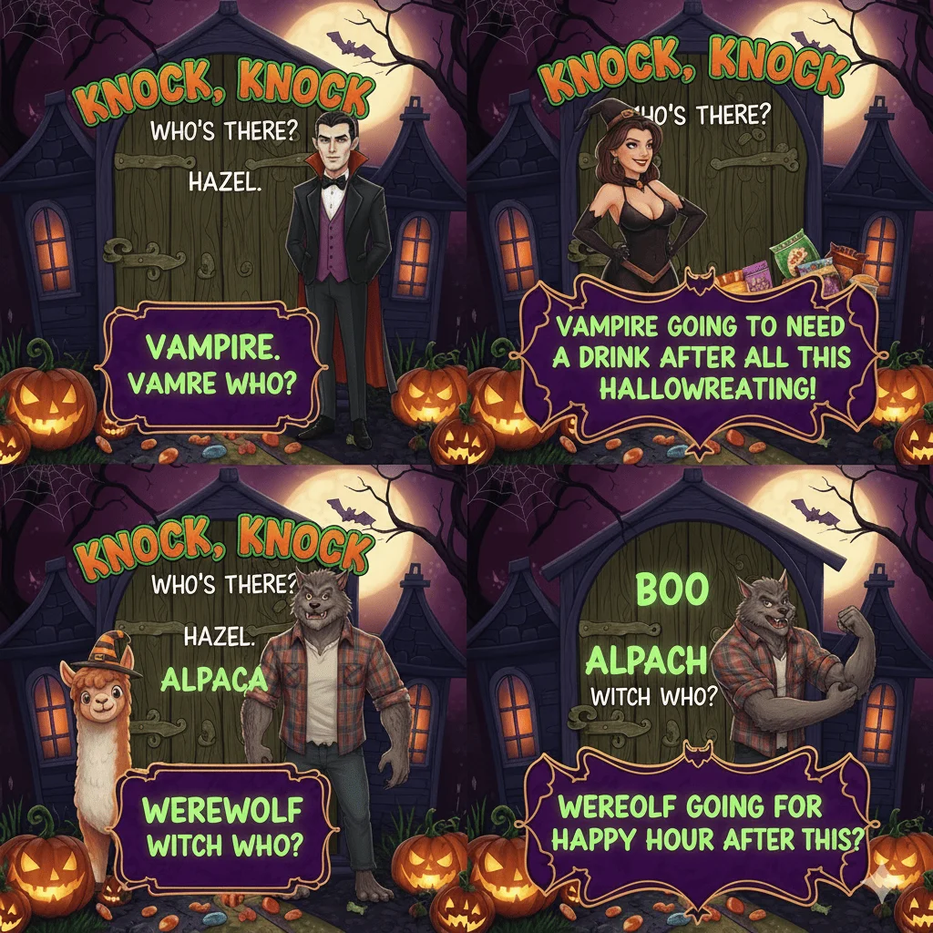 Halloween Knock Knock Jokes for Adults