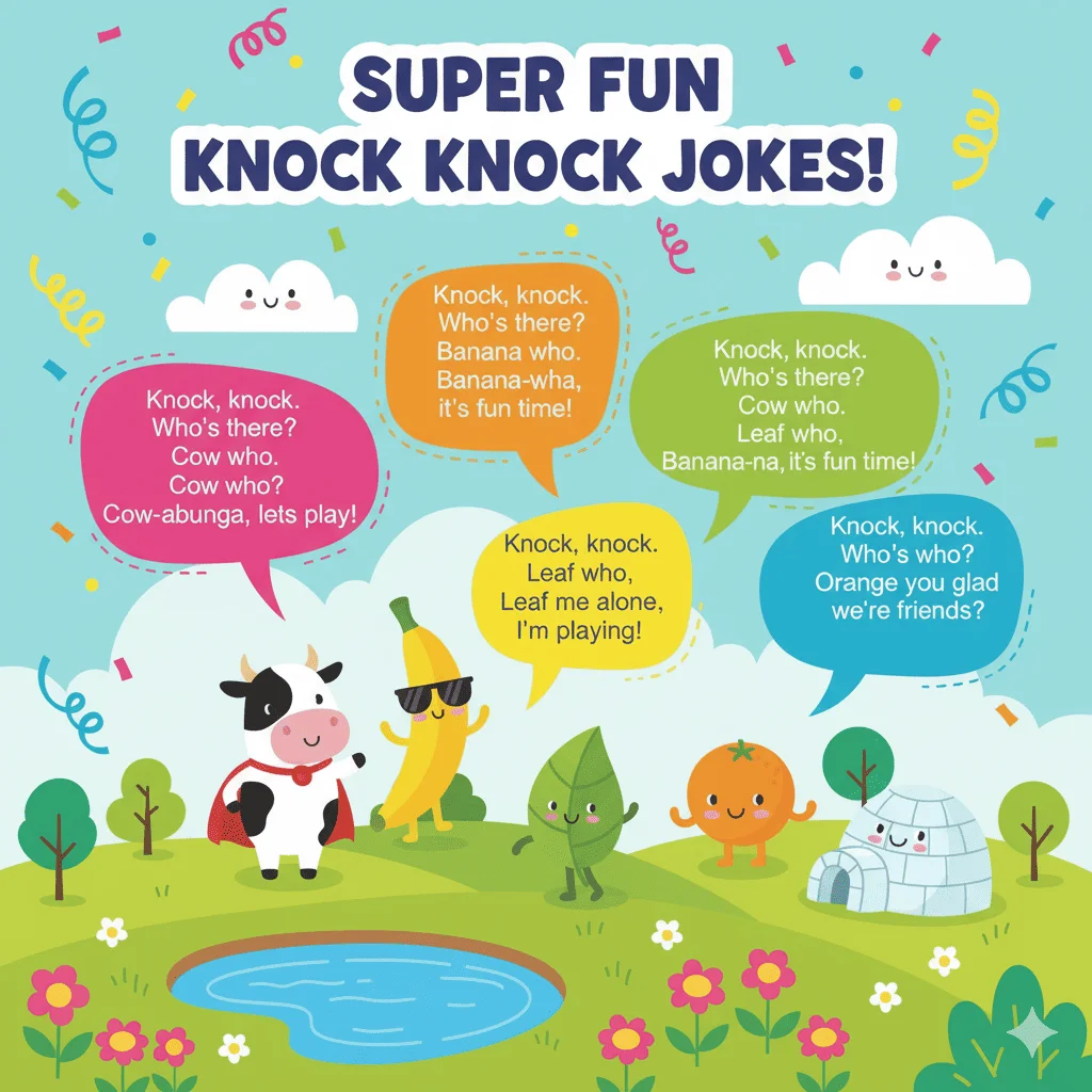 Easy Knock Knock Jokes for 4 Year Olds