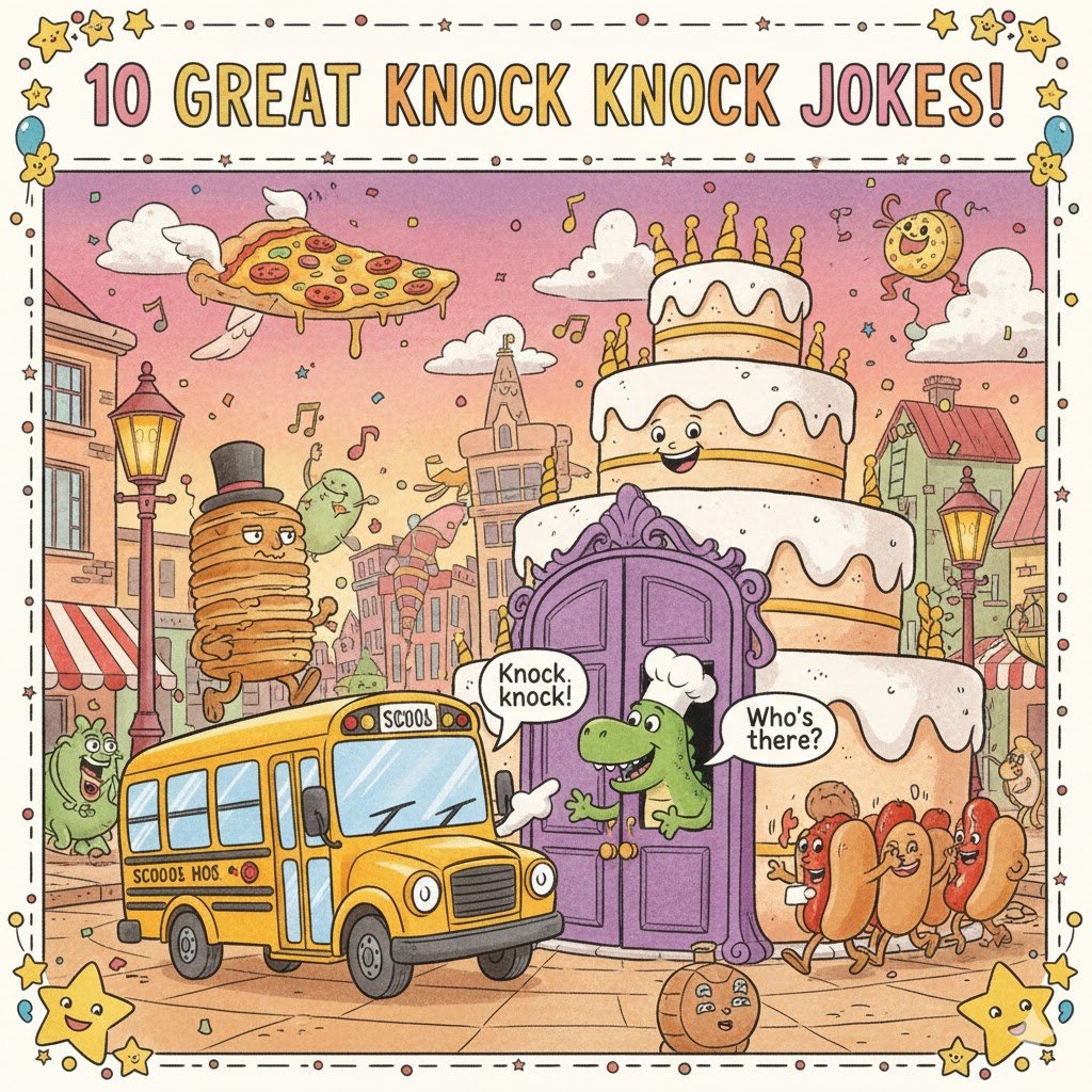 10 Great Knock Knock Jokes