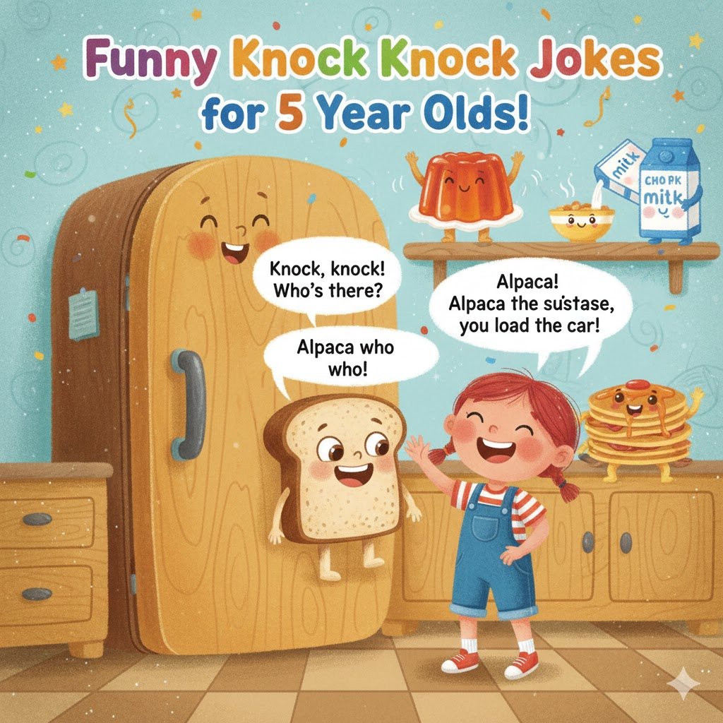  Funny Knock Knock Jokes for 5 Year Olds
