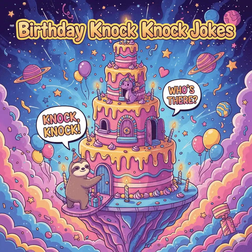 birthday knock knock jokes.