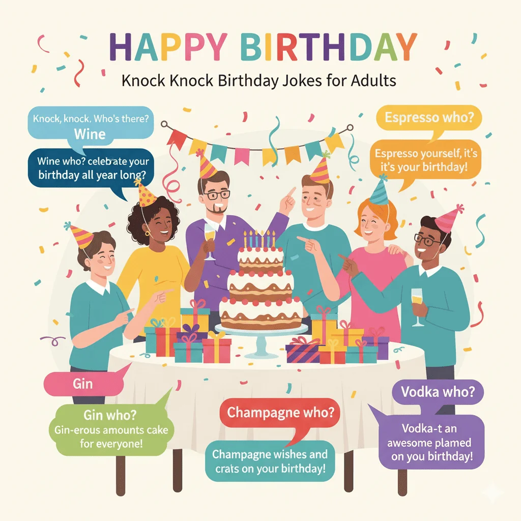 Birthday Knock Knock Jokes for Adults