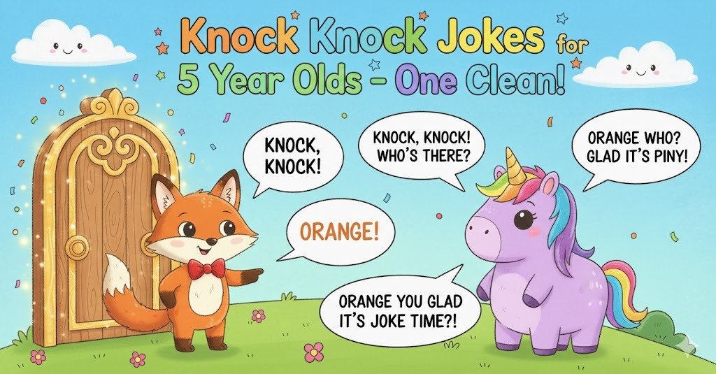Knock Knock Jokes for 5 Year Olds – Clean