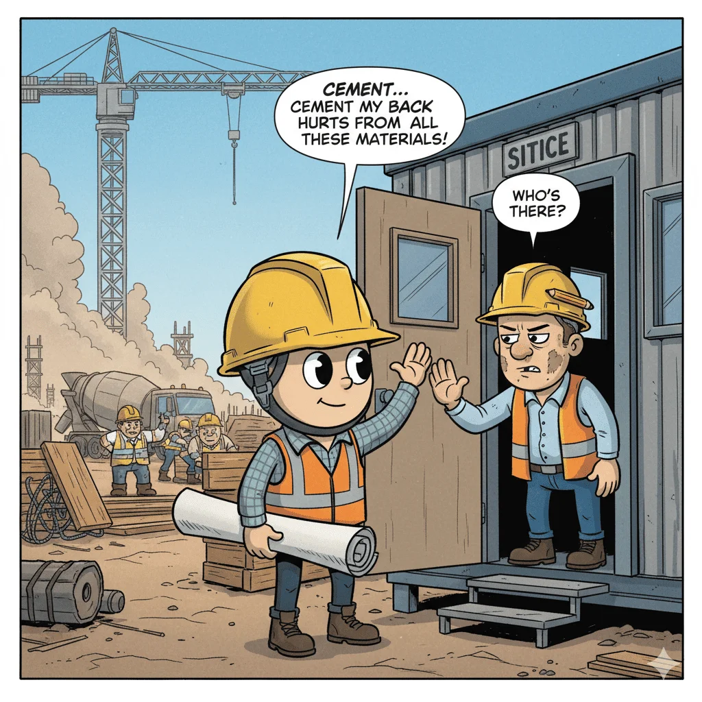 Knock Knock Jokes About Construction