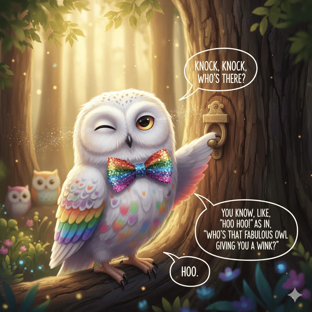Gay Owl Knock Knock Joke