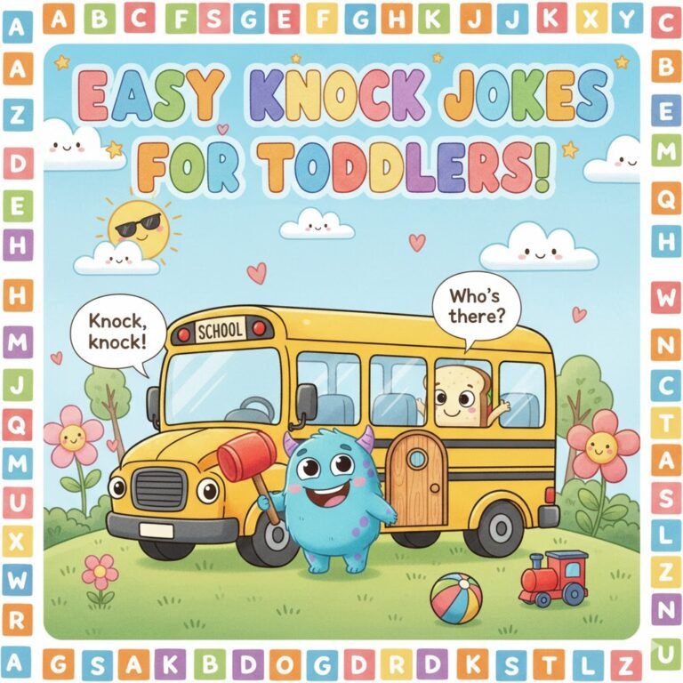 300+ Best Knock Knock Jokes for Toddlers – Cute & Funny Laughs - Knock ...