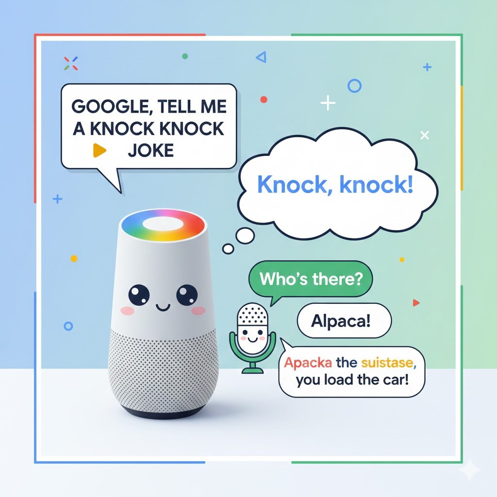 Google Tell Me a Knock Knock Joke 