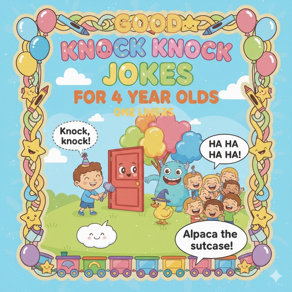 Knock Knock Jokes for 4 Year Olds One Liners