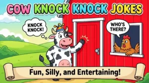 cow knock knock jokes image