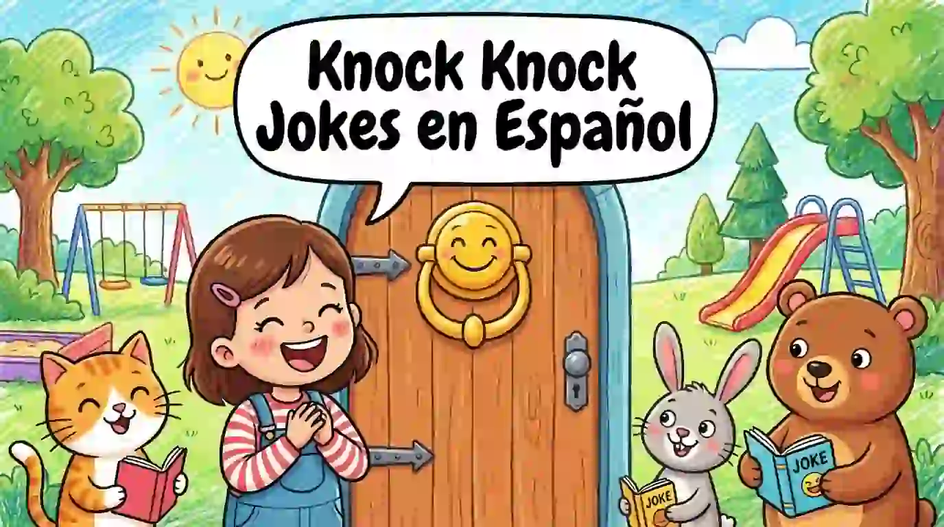 knock knock jokes en espanol image