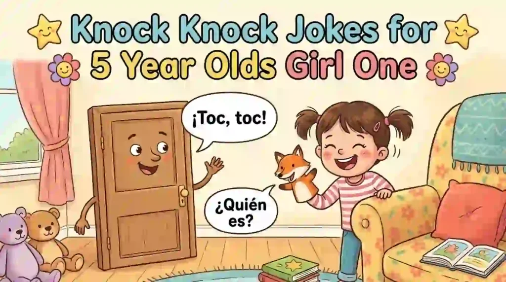 knock knock jokes for 5 year olds girl one image